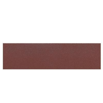 Colour Scheme Fire Brick 3 in. x 12 in. Porcelain Bullnose Floor and Wall Tile