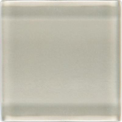 Isis Oyster 12 in. x 12 in. x 3 mm Glass Mesh-Mounted Mosaic Wall Tile