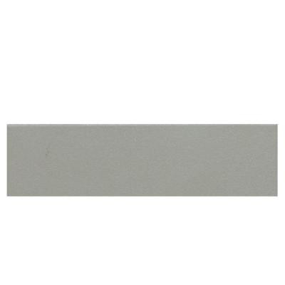 Colour Scheme Desert Gray Solid 3 in. x 12 in. Porcelain Bullnose Trim Floor and Wall Tile