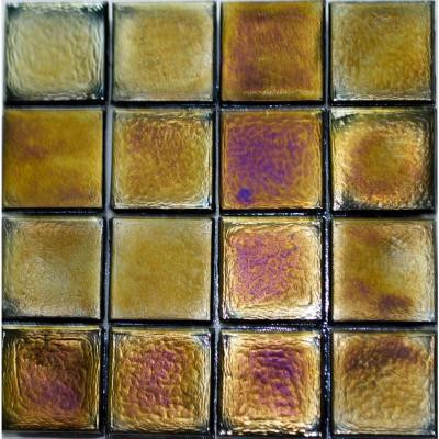 Edgewater Dusk Glass Mosaic & Wall Tile - 5 in. x 5 in. Tile Sample-DISCONTINUED