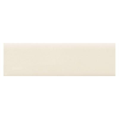 Modern Dimensions 2-1/8 in. x 8-1/2 in. Biscuit Ceramic Bullnose Wall Tile-DISCONTINUED