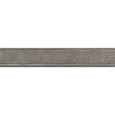 Montagna Gray 2 in. x 12 in. Metal Resin Floor and Wall Tile