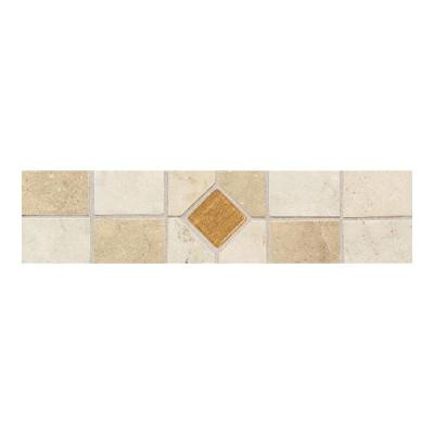 Brancacci Multi-Color/Universal 3 in. x 12 in. Ceramic Decorative Floor and Wall Tile