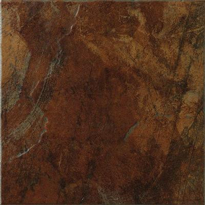 Imperial Slate 12 in. x 12 in. Rust Ceramic Floor and Wall Tile (14.53 sq. ft./case)