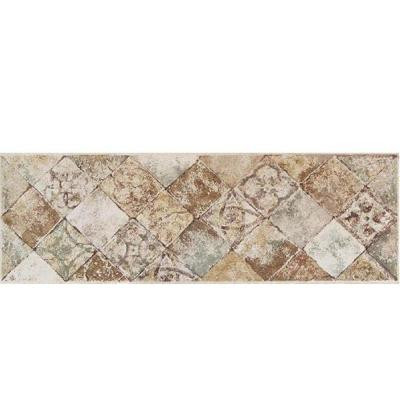 Portenza Universal 4 in. x 14 in. Glazed Porcelain Decorative Border Floor and Wall Tile