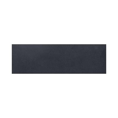 Plaza Nova Black Shadow 3 in. x 12 in. Porcelain Bullnose Floor and Wall Tile