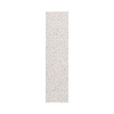 Colour Scheme Arctic White Speckled 1 in. x 6 in. Porcelain Cove Base Corner Trim Floor and Wall Tile