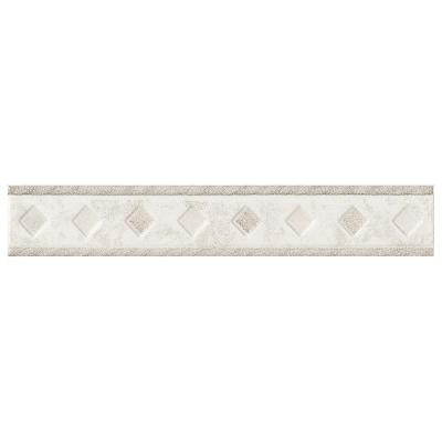Fresno 10 in. x 1-5/8 in. Blanco Ceramic Listel Wall Tile-DISCONTINUED