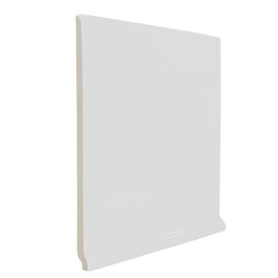 Matte Tender Gray 6 in. x 6 in. Ceramic Right Cove Base Corner Wall Tile-DISCONTINUED