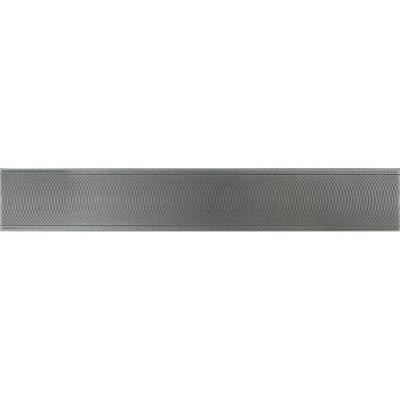 Urban Metals Stainless 2 in. x 12 in. Composite Spiral Border Trim Floor and Wall Tile