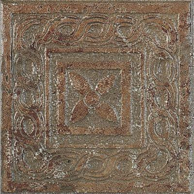 Craterlake Bamboo 6 in. x 6 in. Glazed Porcelain Insert Corner Floor & Wall Tile-DISCONTINUED