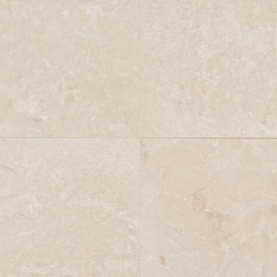 Natural Stone Collection Botticino Semi Classico 12 in. x 12 in. Marble Floor and Wall Tile (10 sq. ft. / case)