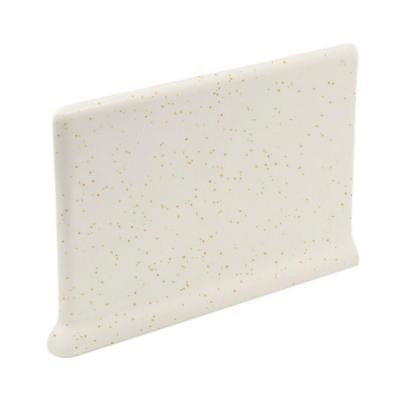 Color Collection Bright Gold Dust 4 in. x 6 in. Ceramic Right Cove Base Corner Wall Tile-DISCONTINUED