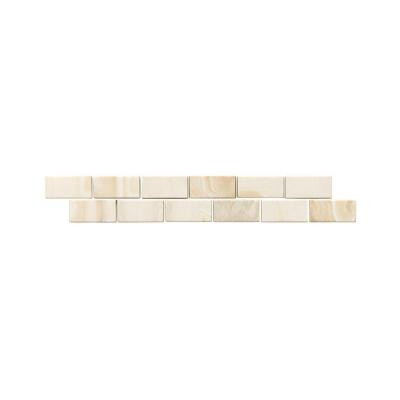 San Michele Crema 2 in. x 12 in. Glazed Porcelain Floor Decorative Accent Floor and Wall Tile