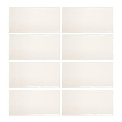 Royal Cream 3 in. x 6 in. Ceramic Wall Tile (8 pieces/1 sq. ft./1 pack)