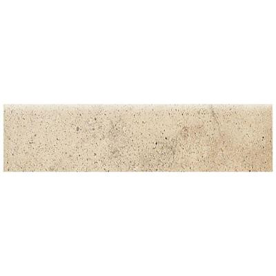 Sardara Cathedral Beige 3 in. x 12 in. Porcelain Bullnose Floor and Wall Tile
