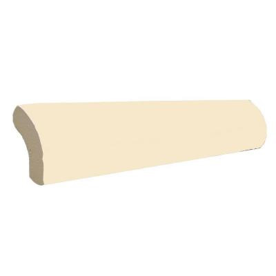 Color Collection Matte Khaki 3/4 in. x 6 in. Ceramic Quarter Round Wall Tile-DISCONTINUED