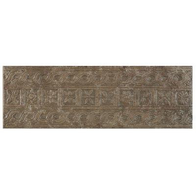 Craterlake Bamboo 6 in. x 18 in. Glazed Porcelain Border Floor & Wall Tile-DISCONTINUED