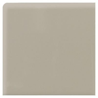 Modern Dimensions Matte Architectural Gray 4-1/4 in. x 4-1/4 in. Ceramic Bullnose Wall Tile