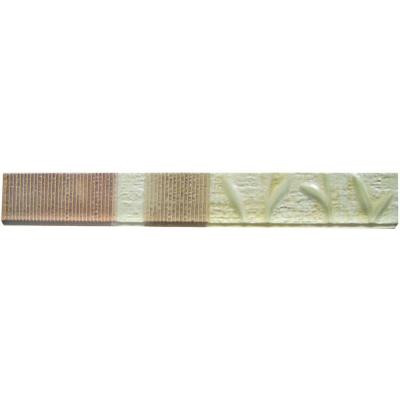 Tuscany 1-1/2 in. x 10 in. Multi-Color Porcelain Listel Floor and Wall Tile-DISCONTINUED