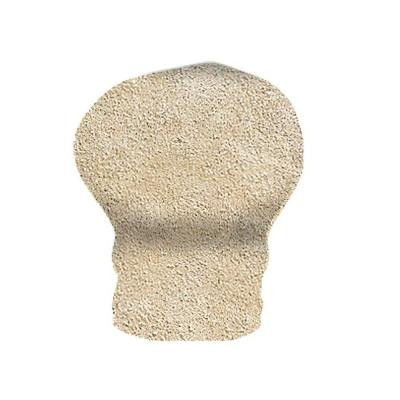 Sanford Sand 1 in. x 2 in. V-Cap Corner in Ceramic Wall Tile (4 pieces / case)-DISCONTINUED