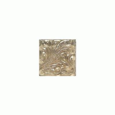Salerno Smoky Topaz 3 in. x 3 in. Glass Insert Wall Tile-DISCONTINUED