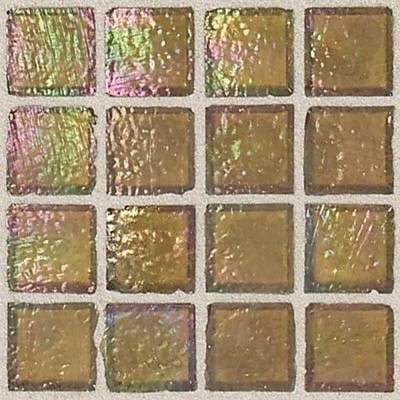 Egyptian Glass Pyramid 12 in. x 12 in. x 6 mm Glass Face-Mounted Mosaic Wall Tile