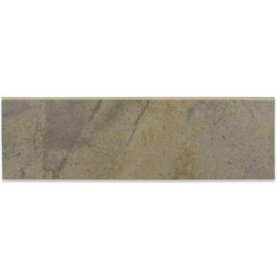 Classic Gray 3 in. x 16 in. Surface Bullnose Floor Tile