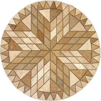 Medallion 7123 36 in. Travertine Floor and Wall Tile (7.07 sq. ft./case)-DISCONTINUED