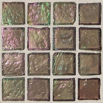 Egyptian Glass Myrrh 12 in. x 12 in. x 6 mm Glass Face-Mounted Mosaic Wall Tile