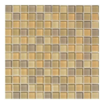 Maracas Wild Flower Blend 12 in. x 12 in. 8mm Glass Mesh Mounted Mosaic Wall Tile (10 sq. ft. / case)-DISCONTINUED
