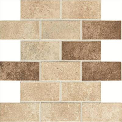 Santa Barbara Pacific Sand Blend 12 in. x 12 in. x 6 mm Mosaic Floor and Wall Tile