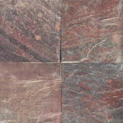 Copper Fire 12 in. x 12 in. Honed Quartzite Floor and Wall Tile (10 sq. ft. / case)