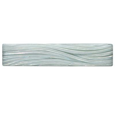 Edgewater Currents Abalone 7-7/8 in. x 1-5/8 in. Glass Liner Wall Tile-DISCONTINUED