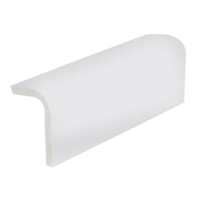 Color Collection Bright Tender Gray 2 in. x 6 in. Ceramic Sink Rail Wall Tile-DISCONTINUED