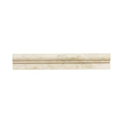 Cappuccino 2 in. x 12 in. Marble Crown