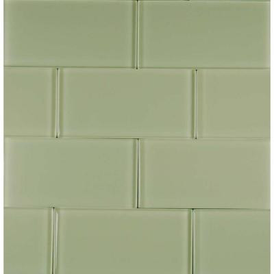 Riverz Okavango-1453 Glass Subway Tile 3 in. x 6 in. (5 Sq. Ft./Case)-DISCONTINUED