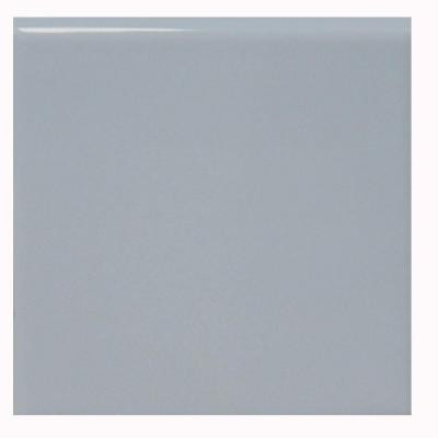 Bright Wedgewood 4-1/4 in. x 4-1/4 in. Ceramic Surface Bullnose Wall Tile