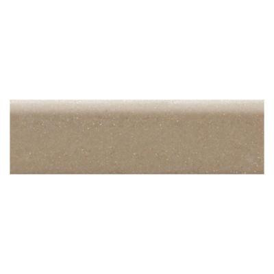 Modern Dimensions Elemental Tan 2-1/8 in. x 8-1/2 in. Ceramic Bullnose Wall Tile-DISCONTINUED