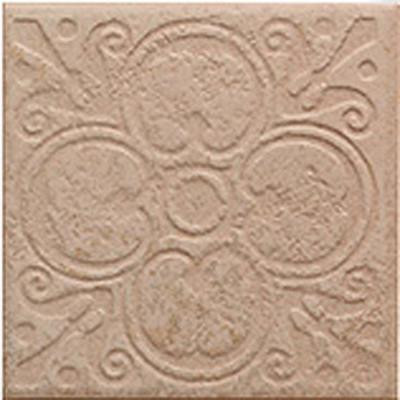 Sanford Adobe 6-1/2 in. x 6-1/2 in. Deco in Porcelain Floor and Wall Tile (12 pieces /case)