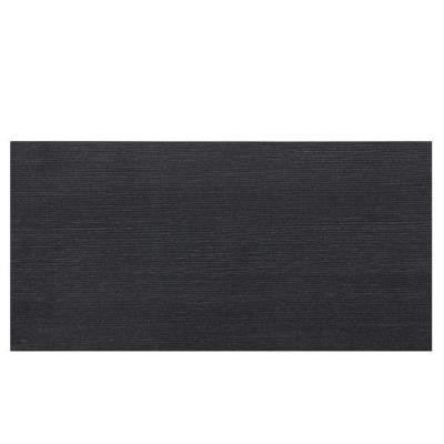 Identity Twilight Black Fabric 12 in. x 24 in. Polished Porcelain Floor and Wall Tile (11.62 sq. ft./case)-DISCONTINUED