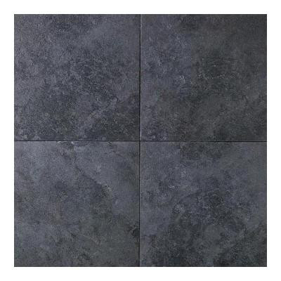 Continental Slate Asian Black 18 in. x 18 in. Porcelain Floor and Wall Tile (18 sq. ft. / case)