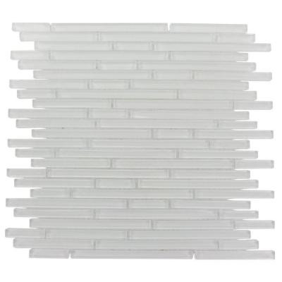 Windsor Random Bright White 12 in. x 12 in. x 8 mm Marble Floor and Wall Tile