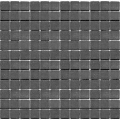 Teaz Earl Grey-1202 Mosaic Recycled Glass 12 in. x 12 in. Mesh Mounted Floor & Wall Tile (5 sq. ft.)