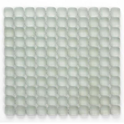 Pillow Glass Opalescent 12 In. x 12 In. x 9.5 mm Glass Mosaic Wall Tile (10 sq. ft. / Case)