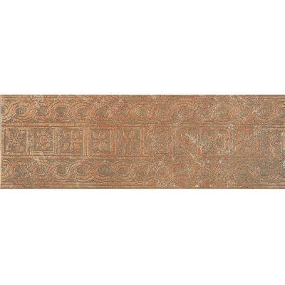 Craterlake Fuego 6 in. x 18 in. Glazed Porcelain Border Floor & Wall Tile-DISCONTINUED