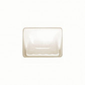 Bathroom Accessories Almond 4-3/4 in. x 6-3/8 in. Soap Dish Wall Accessory