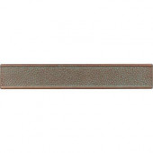 Castle Metals 2 in. x 12 in. Aged Copper Metal Hammered Border Trim Wall Tile
