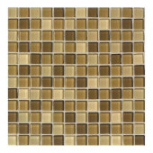 Maracas Lake Shores Blend 12 in. x 12 in. 8mm Glass Mesh Mount Mosaic Wall Tile (10 sq. ft. / case)-DISCONTINUED