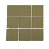 Contempo Cream Frosted Glass - 6 in. x 6 in. Tile Sample-DISCONTINUED